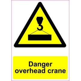 Lipdukas Danger overhead crane
